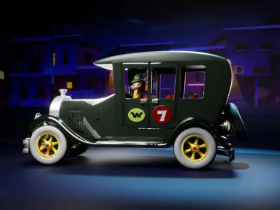 Bulletproof Bomb - Ant Hill Mob - The Wacky Races 3D print model