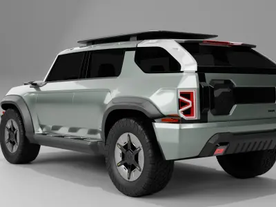 KGM-Ssang Yong- F-100 3D model