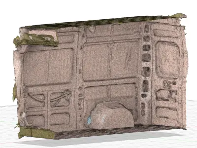 Ducato L2H2 2012 interior 3D-Model 3D model