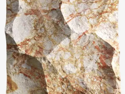 65-RockPanel marble wall art 3D model