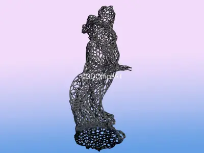 Virgo - zodiac sign - wire style  3D print model