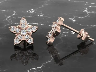 Jewelry Earring 3D print model