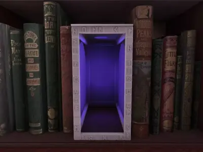 Alternative Frame Empty booknook 3D print model