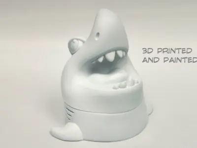 Shark box 3D print model
