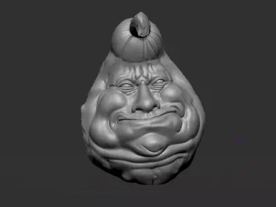 Halloween Pumpkin - High-Quality 3D Model 3D print model