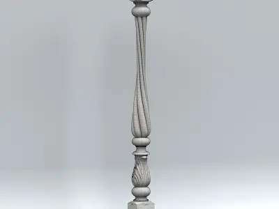 Baluster 002 3D model
