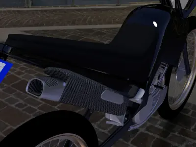 Yamaha bike motorcycle  3D model