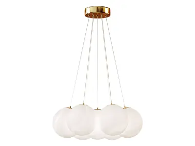 Glass Bubble Chandelier 3D model