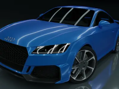 Audi TT RS Coupe 2019 3D model