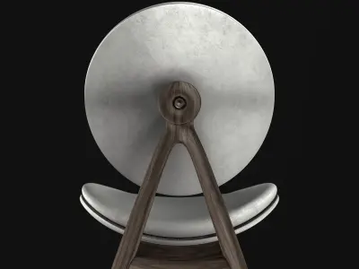 Overgaard and Dyrman Circle Dining Chair 3D model