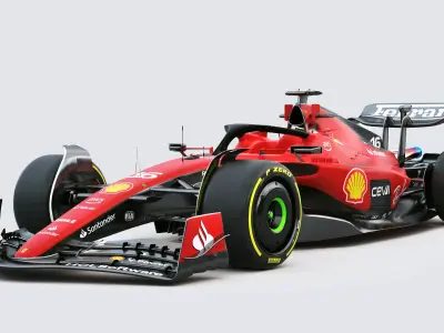 F1 Ferrari SF23 2023 3D model