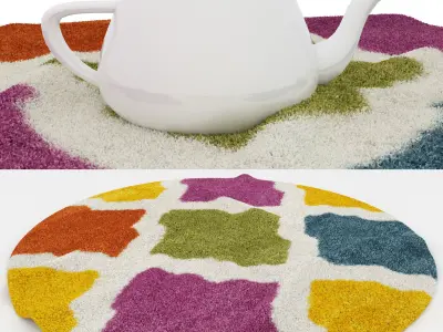 Rugs No 559 Low-poly 3D model