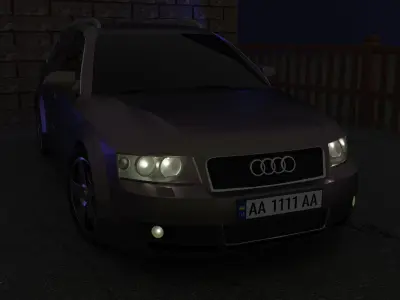 Audi A4 B6 Avant Free 3D model