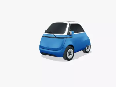 Microlino 2024 Low-poly 3D model