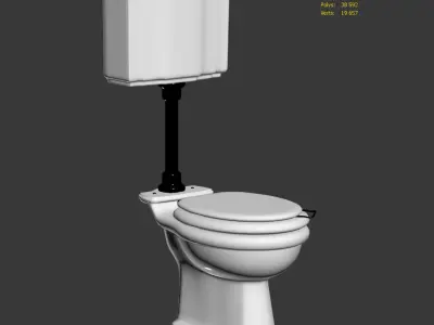 Toilet new Etoile by Devon-Devon 3D model