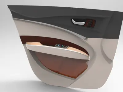 Automotive Interior- Door Trim Front 3D model