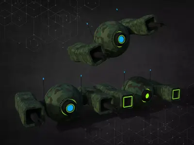 Soldier Drone  Type-4 The Engineer 3D model