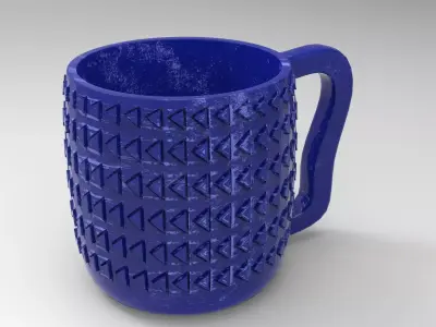 Colo Coffee Cup Low-poly 3D model