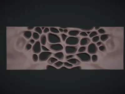 Modern Wall Decor 3D model