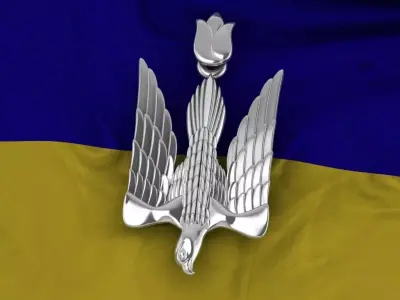 Ukrainian Trident 3D print model