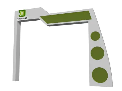 Fair Gate exhibition Event a442e 3D model