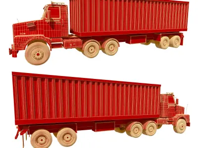 VOLVO N10 container 3D model