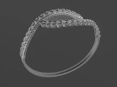 1379 Twinleaf Harmony Bracelet 10gm 3D print model