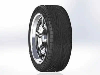 Wheel Forgeline Galaxie 18inch for scale model 3D print model