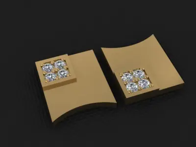 Cufflinks 3D print model