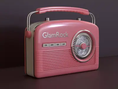 Exclusive retro Camry radio 3D model