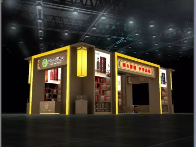 Exhibition - Area - 12X6-3DMAX2009-012 3D model