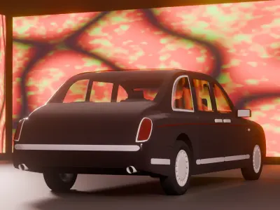 Bentley  Low-poly 3D model