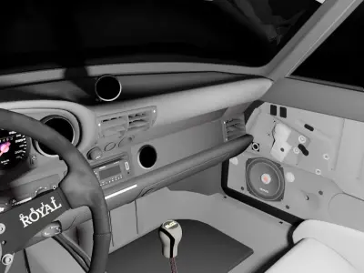 Porsche 911 GT2 993 RWB HellSpec V2 3D model