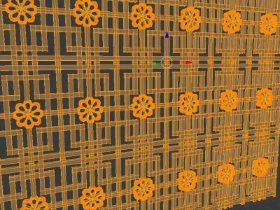 China Decorative Pattern  Collection 3D model