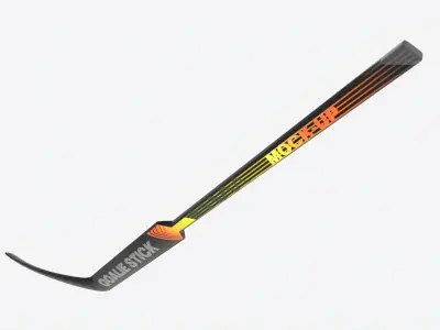 Ice Hockey Goalie Stick 3D model