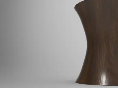 Huha Stool Low-poly 3D model