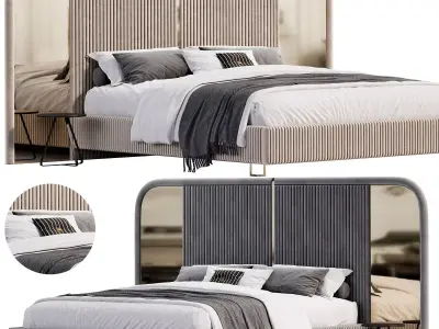 Olivya Luks Bed by Evgor luxury 3D model