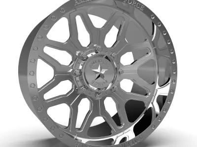 AMERICAN RACING CK01 ASSAULT CC WHEEL 3D print model
