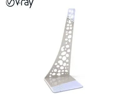 Sculptural Display Stand Model Pack Low-poly 3D model