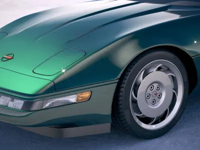 Chevrolet Corvette C4 ZR1 CG 1990-1995 3D model