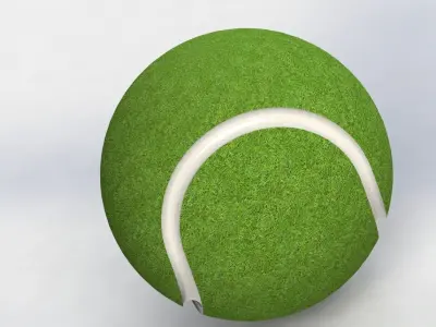 Tennis ball 3D model buy