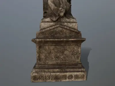 statue 1 Low-poly 3D model