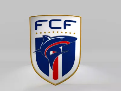 Cabo Verde National Soccer Team Logo 3D model