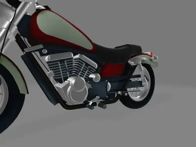 motorcycle high quality 3D model