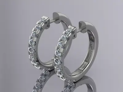 Elegant Brand Jewelry Gold Luxury 3D print model