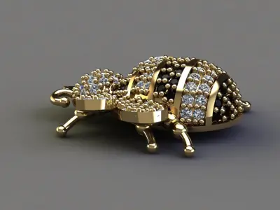 Bee - Pendant 3D print model