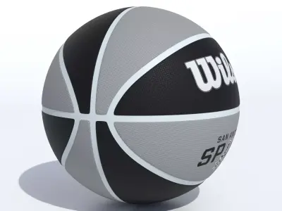 Wilson San Antonio Spurs Basketball  3D model