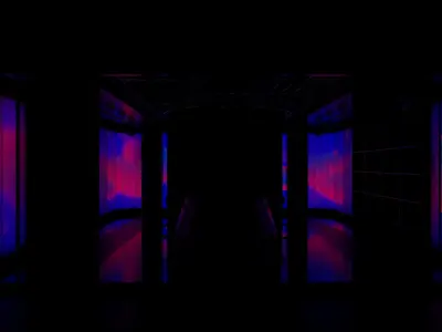  Virtual Studio Chat show Low-poly 3D model