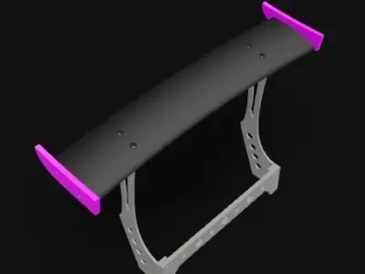 RC 1 10 Rear Spoiler GT Wing Rocket Bunny  3D print model
