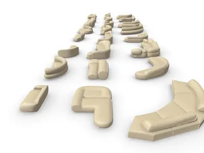 SOFA PACKAGE 3D model